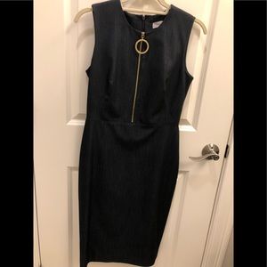 Beautiful sheath dress, with zippered front.